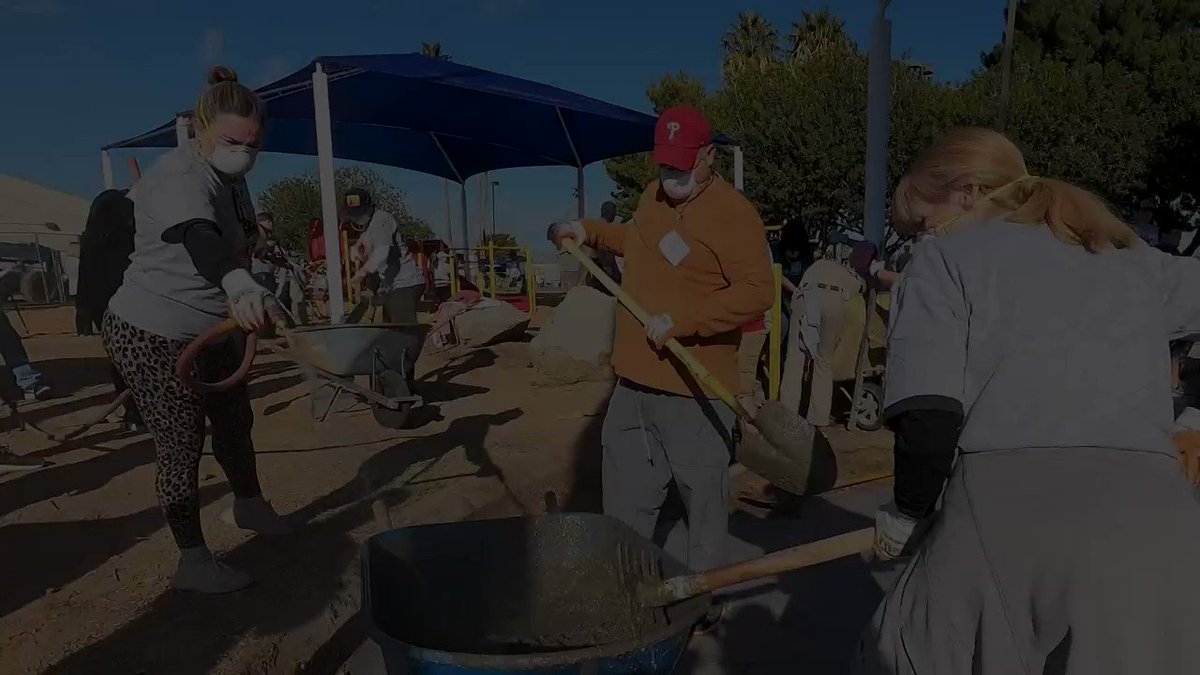 "It’s more important than ever that kids &amp; their families have a safe, outdoor playspace where they can be active &amp; have fun as part of a healthy lifestyle,” said BHHS Legacy CEO Gerald Wissink. We were THRILLED to join @Fiesta_Bowl, @kaboom &amp; @arizona_sta on this great project! 