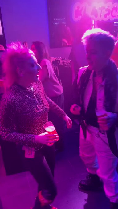 Queer romance is....

Dancing together while drunk at the gay bar https://t.co/QT0T6itwsV