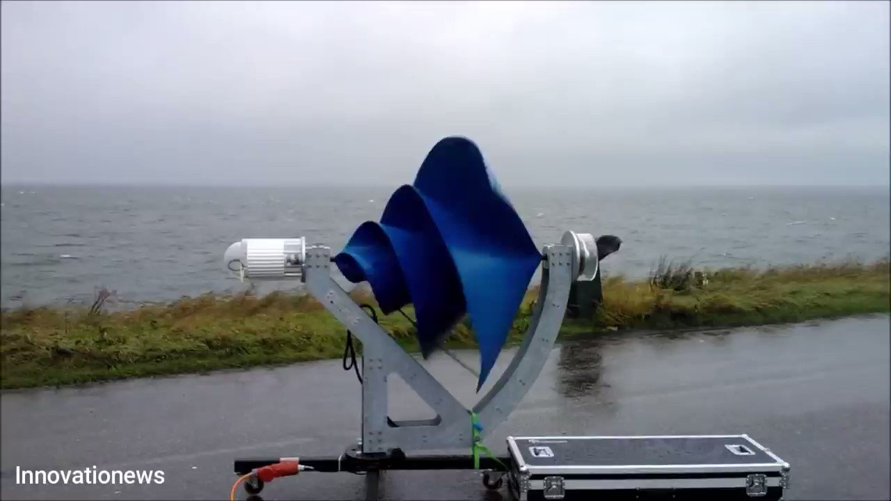 Pascal on Twitter "Silent and efficient wind turbine 💨⚡️ It generates up to 2,000 Watts