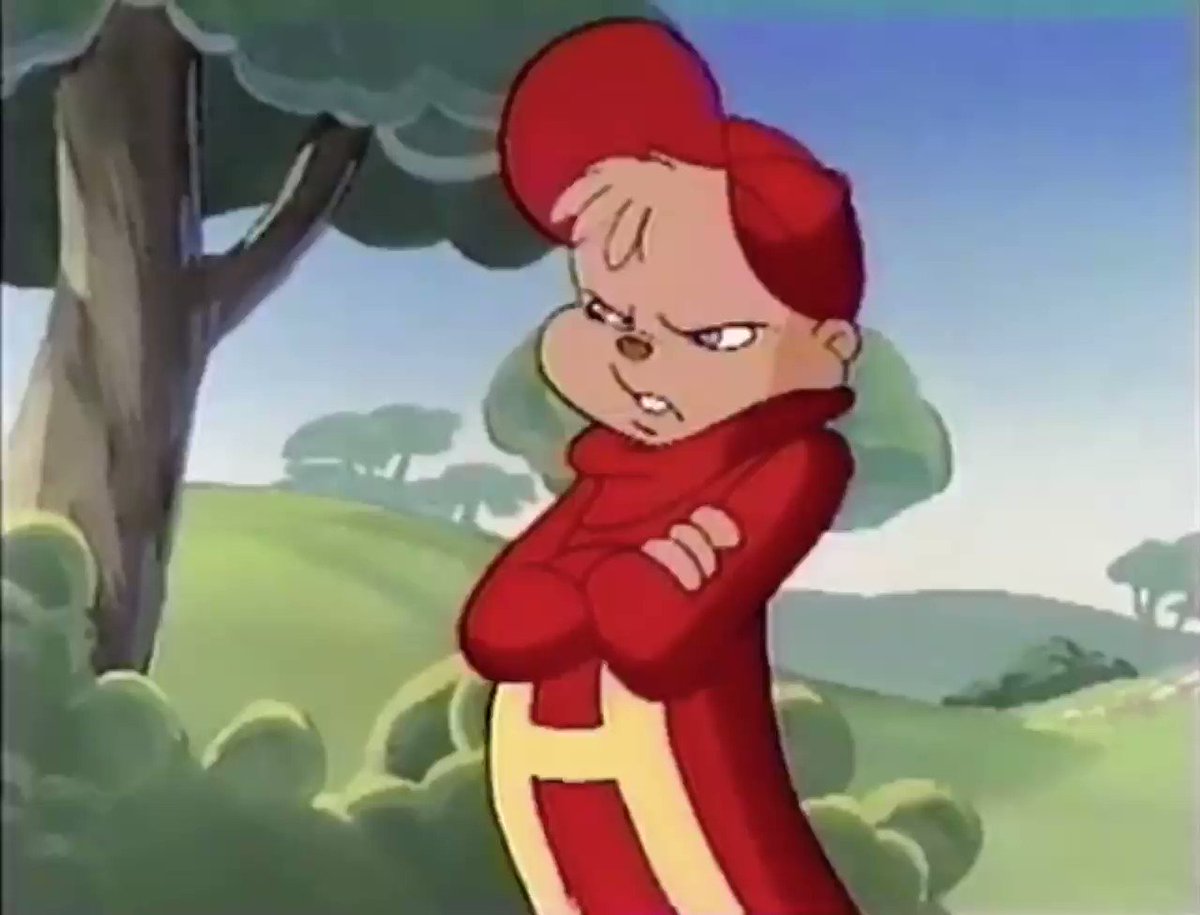 Nick ⎝( •̀ω•́ )⎠ on Twitter: "RT @CursedAni: The Easter Chipmunk (1995