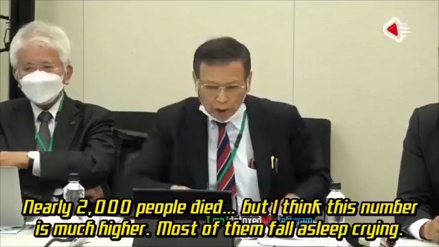 Dr Brendan Moloney on Twitter: "Dr Masanori Fukushima, Professor Emeritus  at Kyoto University, warns about vax harms to the Japanese Ministry of  Health. It's clear that the vaccine INCREASES illness, including initial