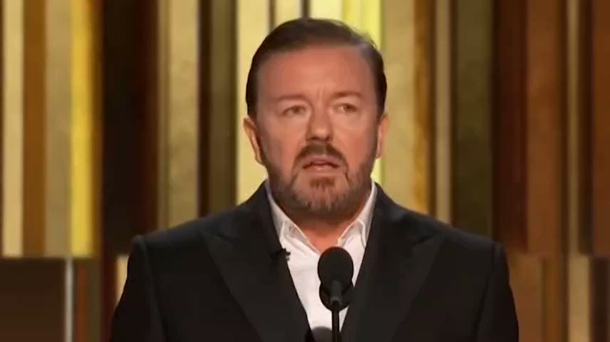 RT @Hussien_1769i: @historyinmemes Ricky Gervais' monologue at the 77th Annual Golden Globe Awards https://t.co/lrU1fhLeLN