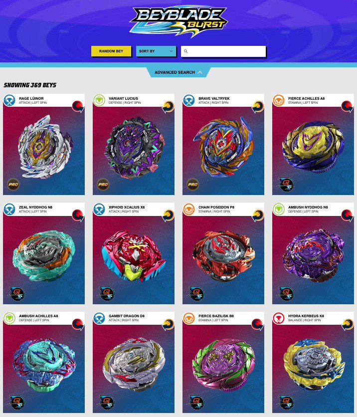 BEYBLADE Burst QuadStrike Ambush Nyddhog N8 and Chain Poseidon P8