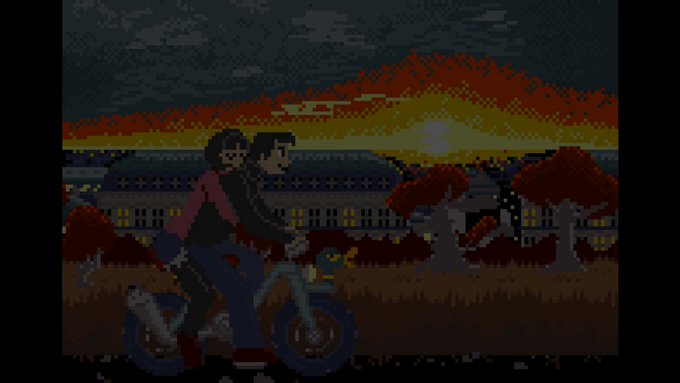 🚲🌆🌅 He aqu&iacute; una #animacion musical en #pixelart.  Me encant&oacute;. #Animation  La m&uacute;sica pertenece a @yanntiersen<a href="/tag/animacion"class="tags">#animacion</a><a href="/tag/pixelart"class="tags">#pixelart</a><a href="/tag/animation"class="tags"><span>#animation</span></a>