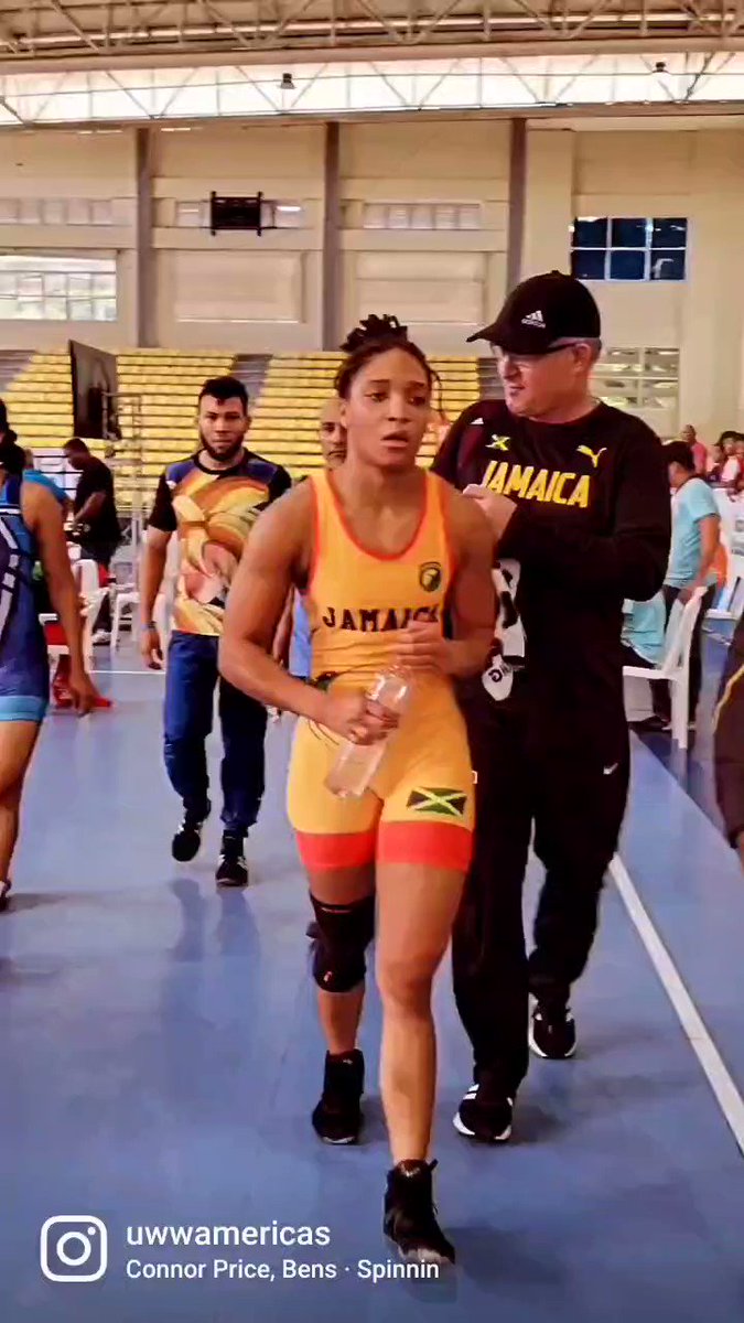 🇯🇲History in the making🇯🇲

For the first time in the history of wrestling a jamaican woman participate in an international UWW event. 

She started with the right foot, winning her match by technical superiority against Nicaragua 🇳🇮
@wrestling
@CentroCaribeS
@jamaicawrestlin 