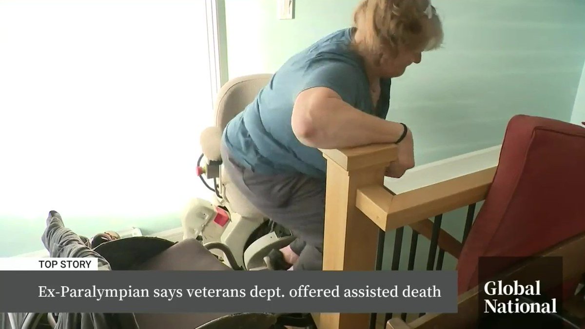 SICK: Canada Offers Veteran and Former Paralympian Assisted Suicide When She Asks for a Stairlift Oht49tYqeACib2IV