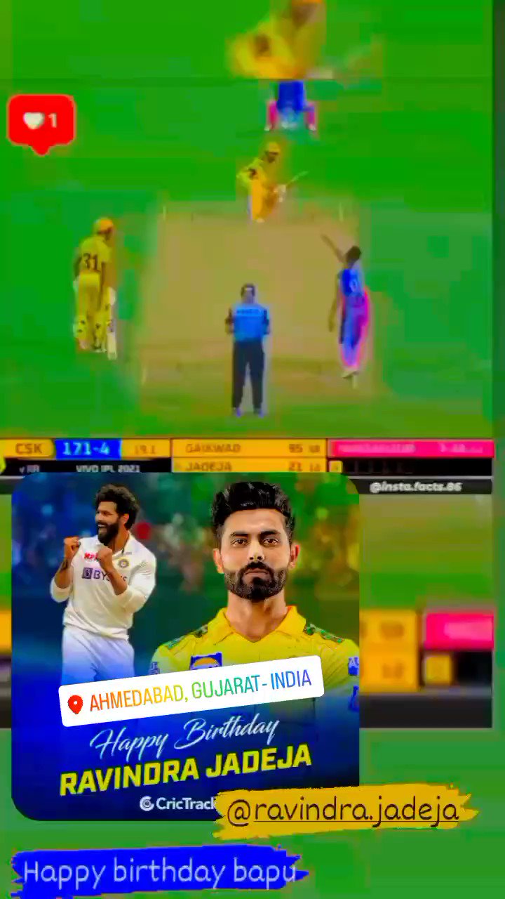 Happy birthday Ravindra Jadeja         