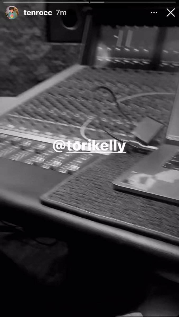 RT @dailydoseofTK: tori kelly in the studio today with tenrocc! 2 second teaser. https://t.co/j5wo6Ljf1i