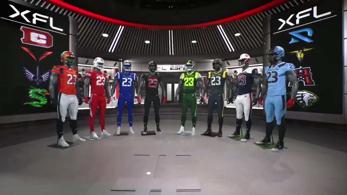 Front Office Sports on Twitter "The XFL has unveiled its new uniforms
