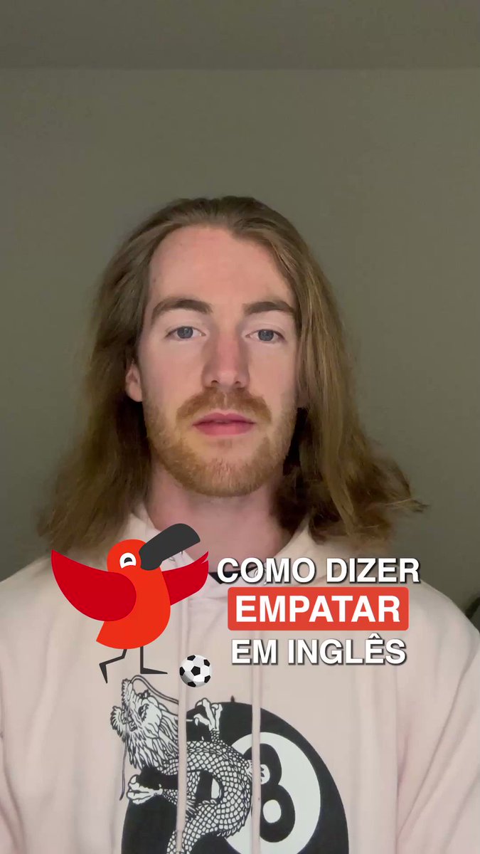 Como dizer empatar em inglês 