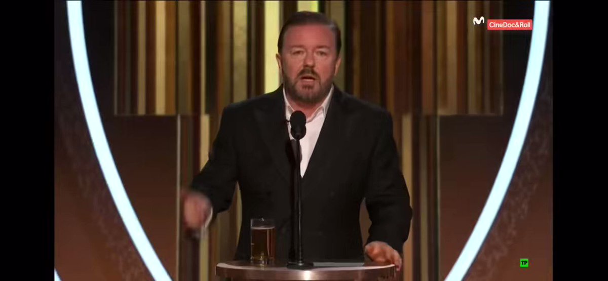Christopher Judge to remind us what a legend Ricky Gervais is. #GameAwards https://t.co/VirQ47D9o6