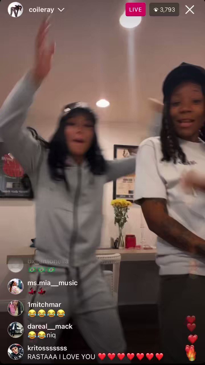 BIG Bardi/BIG Latto/BIG Sza on Twitter: "Coi Leray jamming to Tomorrow