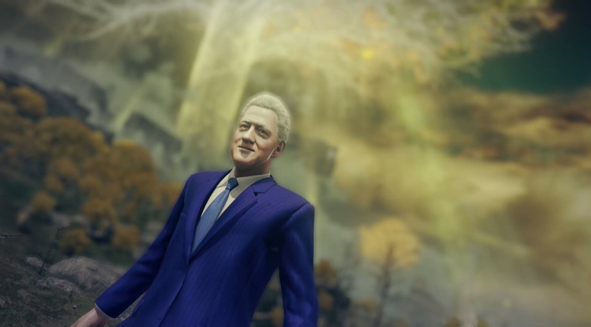 Bill Clinton Has Already Been Modded Into Elden Ring