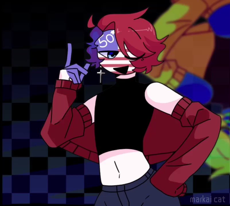 Markai Cat 🇺🇸🦅 on X: USA wins 0-0 against the brits #CountryHumans # WorldCup / X