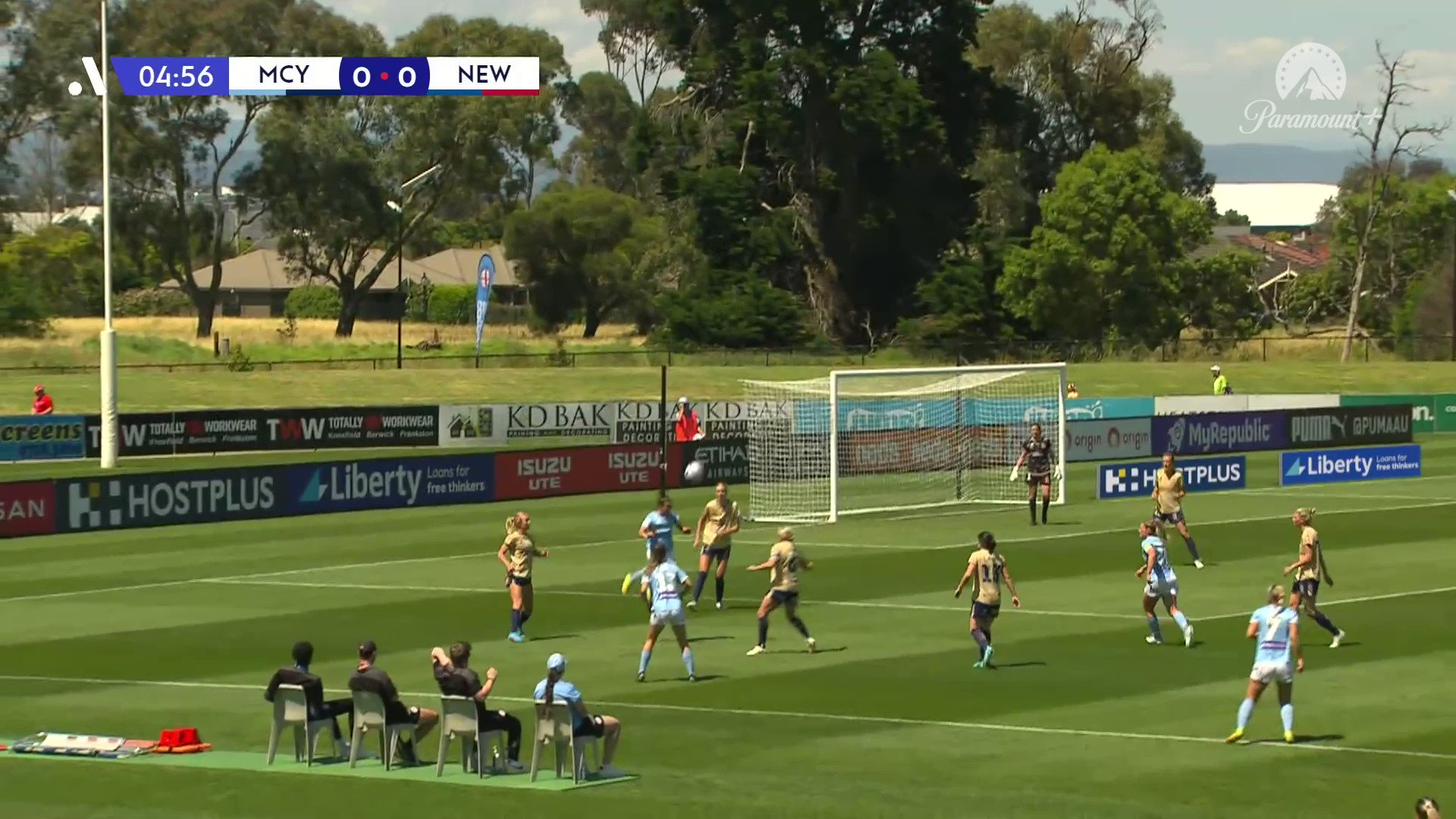 Kaitlyn Torpey DON'T YOU DARE 🚀🚀🚀 

The defender with a screamer from range to send @MelbourneCity in front early against @NewcastleJetsFC!

Catch all the action LIVE on #DubZone 📺

Follow live:  @LibFinancial”