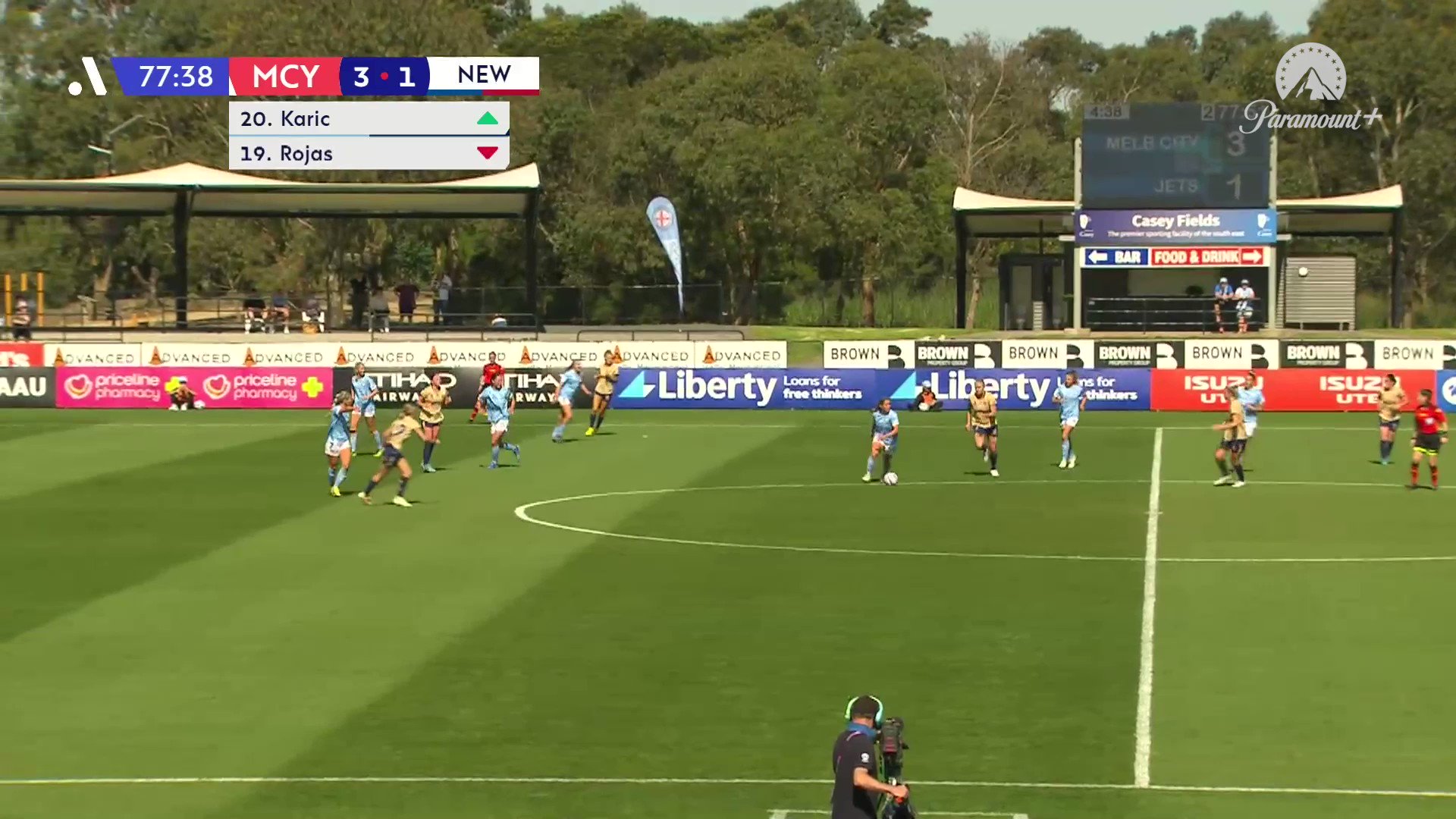 How's the poise on that! 🤯🔥

17-year-old Caitlin Karic with an incredible finish to extend @MelbourneCity's lead!

Class 👏👏👏

Catch all the action LIVE on #DubZone 📺

Follow live:  @LibFinancial”