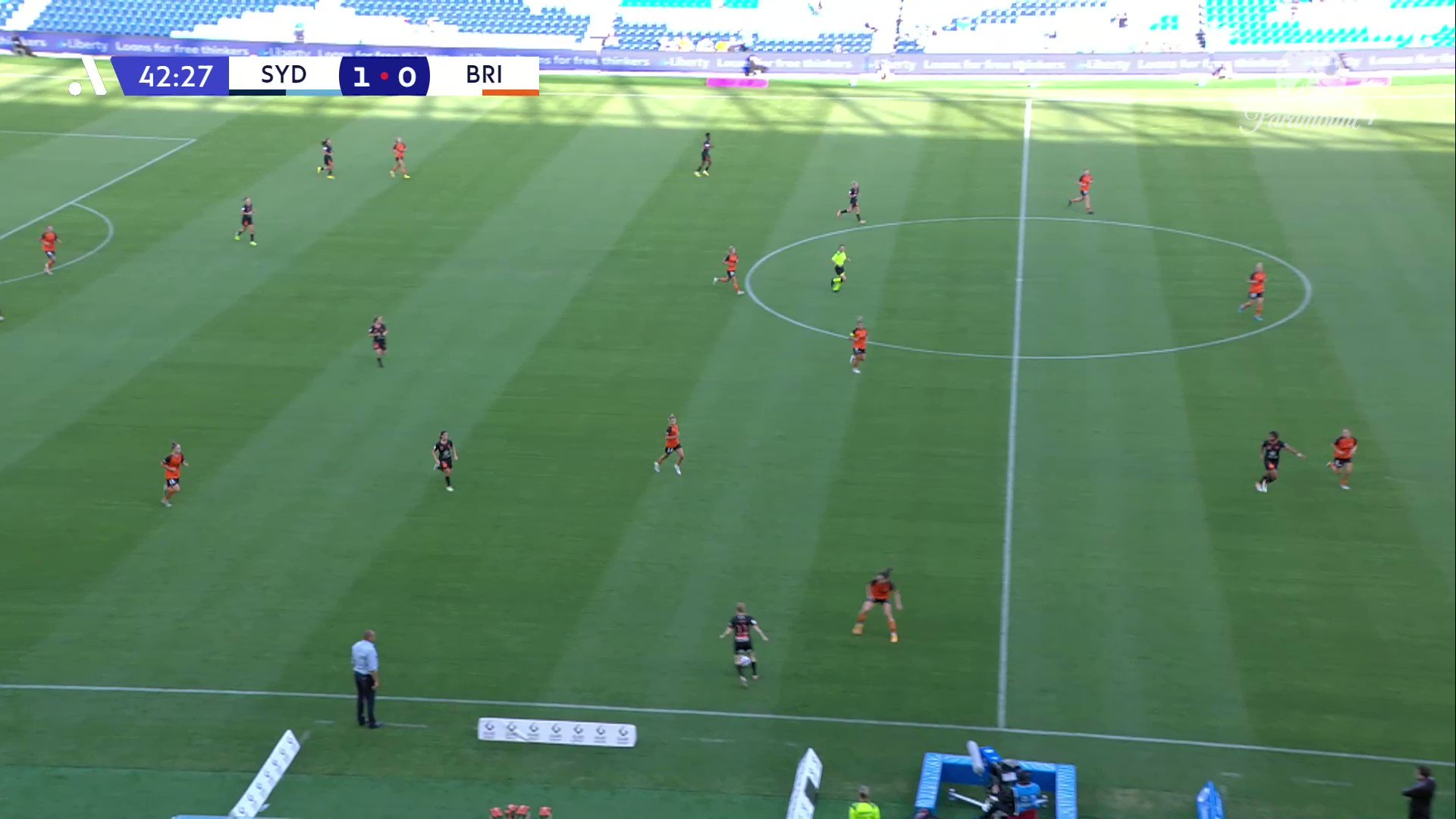 You'll struggle to find a better goal scored this weekend! 

@SydneyFC.... Madison Haley.... That is OUTRAGEOUS 💥 

Catch the second half LIVE on @Channel10AU PLAY 📺

First half wrap:  #WeAreALeagues @LibFinancial”