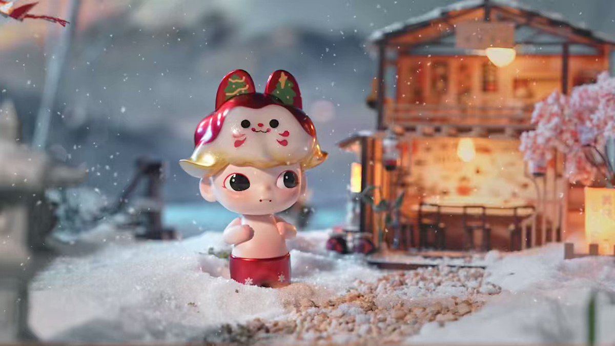 DIMOO 犬張子サンタコスチューム クリスマス限定商品POP MART