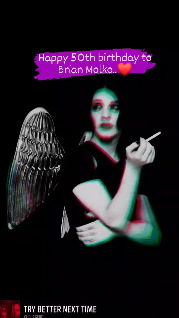 Happy birthday to Brian Molko of Placebo     