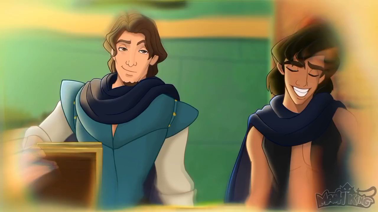 Aladdin and flynn cursed rod