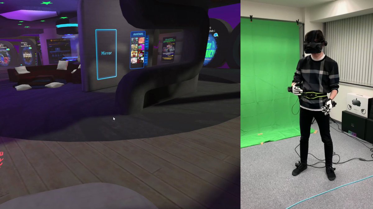 DiverX on Twitter "Playing VRChat with VR gloves! (ContactGlove) Full