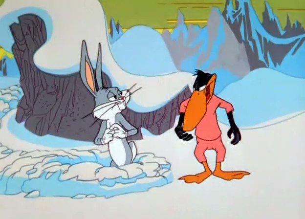 Miguel on Twitter: "Most of the Bugs & Daffy cartoons focus mainly on