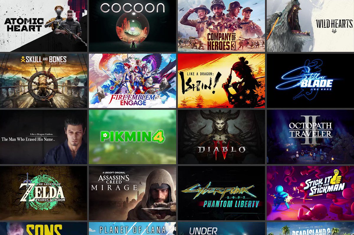 Okami Games on Twitter "2023 in gaming is looking ridiculously stacked. (updated with The Game
