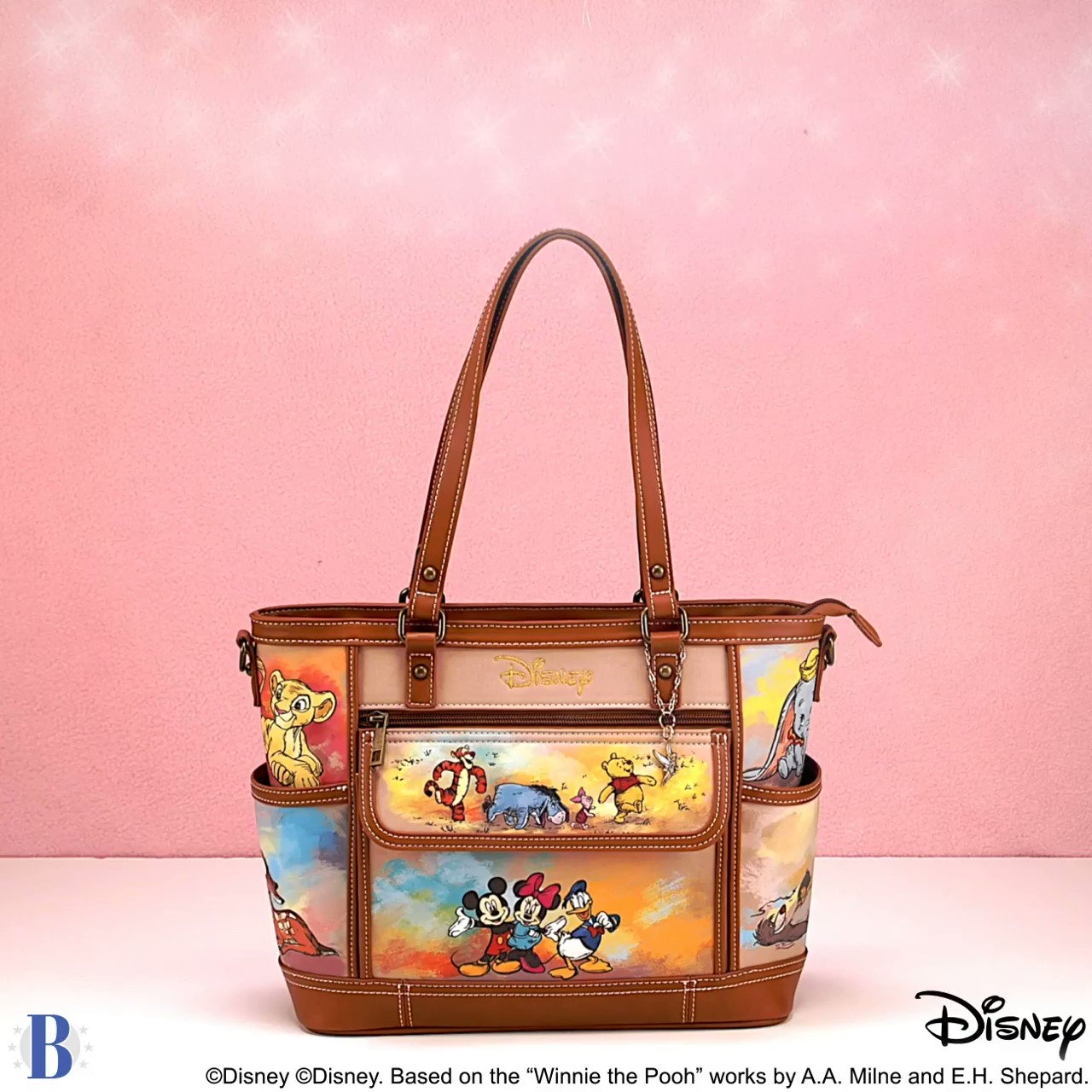 Bradford Exchange Disney Bag, Freshly Picked Disney Bag