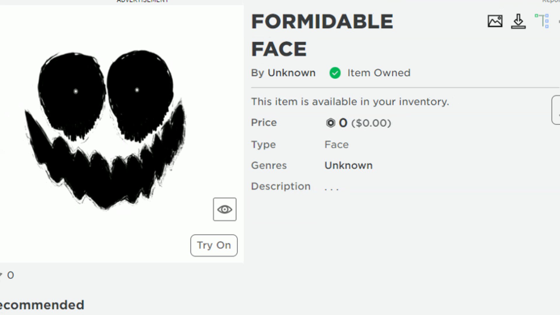 FORMABLE FACE!!!!!, Roblox Creepypasta Wiki