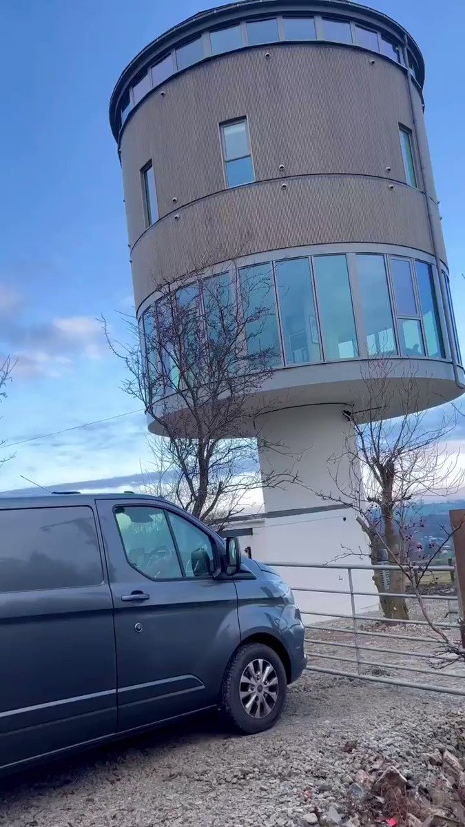 YORKSHIRE SLANG on Twitter "Flockton Water Tower in Yorkshire turned