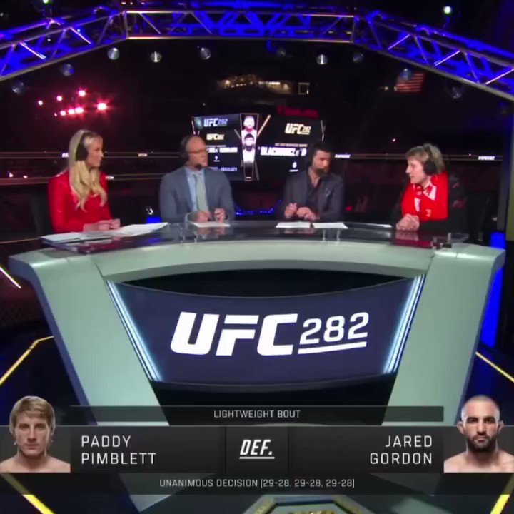 RT @RealPressMMA: Dominick Cruz confronts Paddy Pimblett on thinking that he won at UFC 282 https://t.co/8gg4DpaJBr