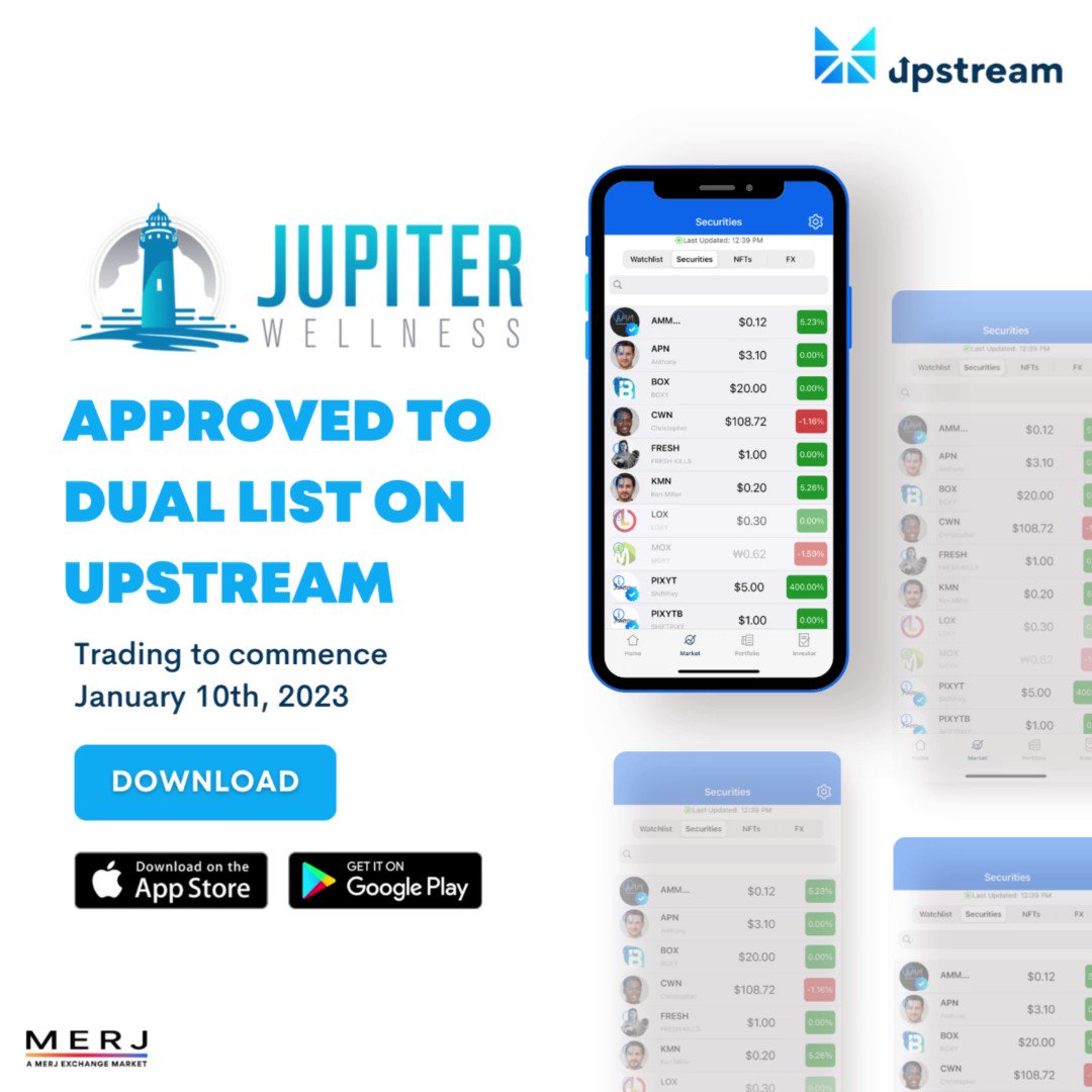 Upstream on Twitter "Jupiter Wellness, Inc. (NasdaqJUPW) is approved