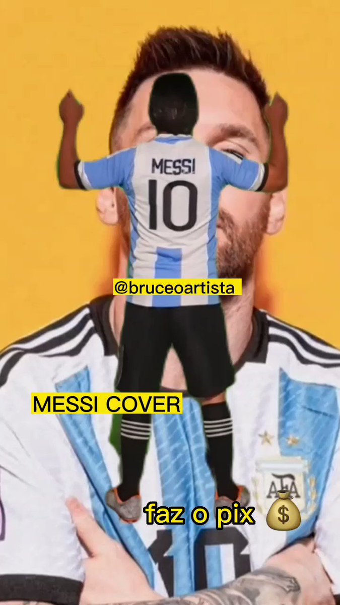 Bruce o artista on X: MESSI CARECA COVER GRAVA SALVE PRA FÃS E  👏⚽️👏⚽️👏🏆 ANIVERSÁRIANTES 👏 🎂 👏 🎂 👏 FAZ O PIX 💰 E SIGA O INSTAGRAM  DO MESTRE DOS ANIMES