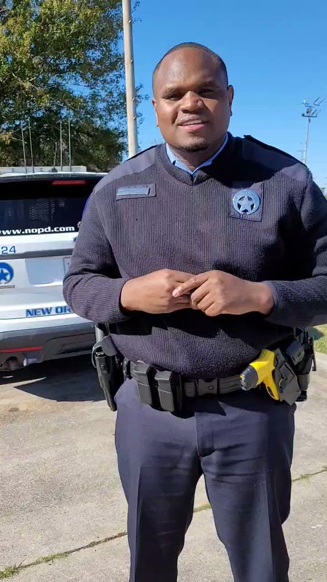 New orleans police department on twitter he s baccck nopd officer