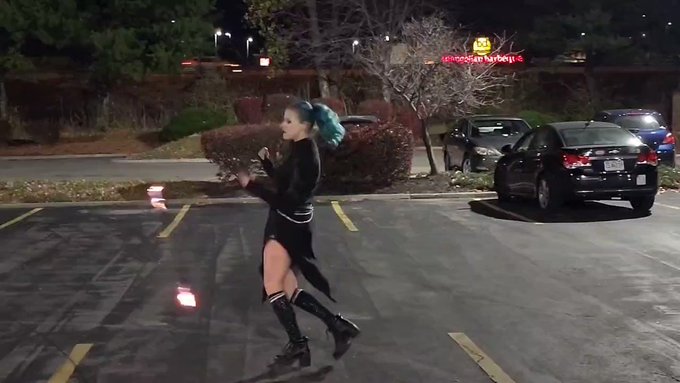 It's getting too cold for fire nights, so enjoy my last burn night from last month with my leviwand https://t<a href="/tag/fire"class="tags"><span>#fire</span></a><a href="/tag/altmodel"class="tags"><span>#altmodel</span></a><a href="/tag/bodypositive"class="tags"><span>#bodypositive</span></a><a href="/tag/intothewoods"class="tags"><span>#intothewoods</span></a>