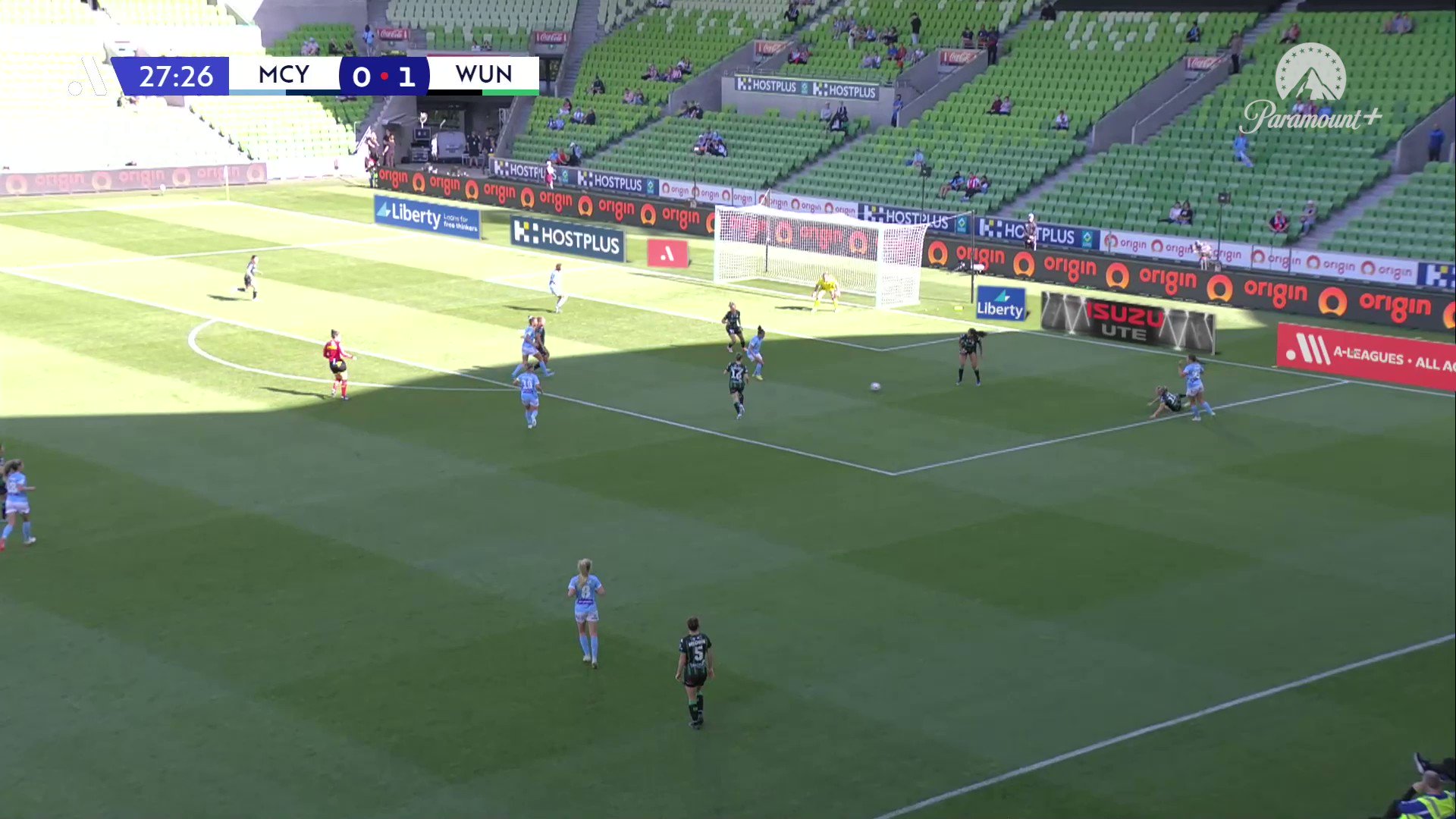 .@MelbourneCity hit back & it's Emina Ekic with a fine finish! 👏 

Catch all the action LIVE on #DubZone 📺

#WeAreALeagues @LibFinancial”