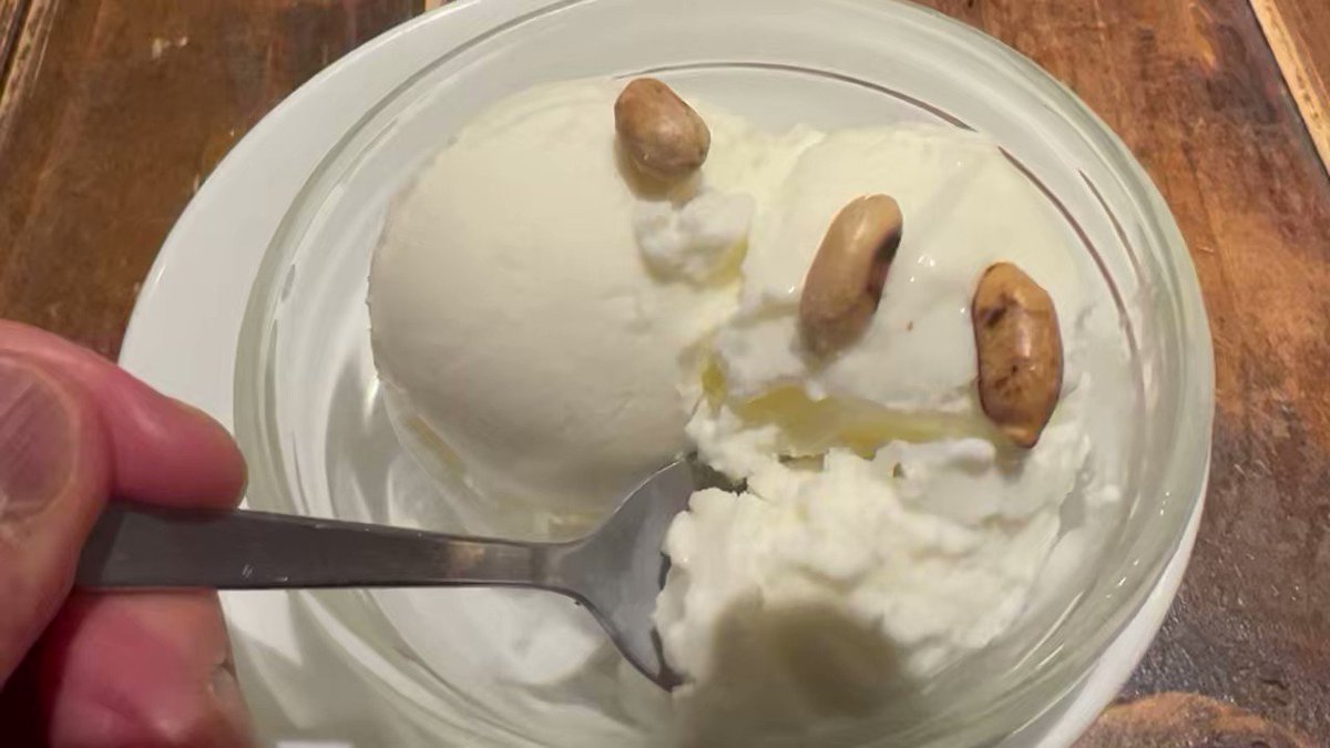 Coconut ice cream ココナッツ🥥アイスクリーム🍨 タイ料理🇹🇭のデザート😋 今日も元気な一日に😇 心も身体も健康で楽しい毎日を！ フォロワーさん募集中！😇🎉 🥘 🌎 ♨️