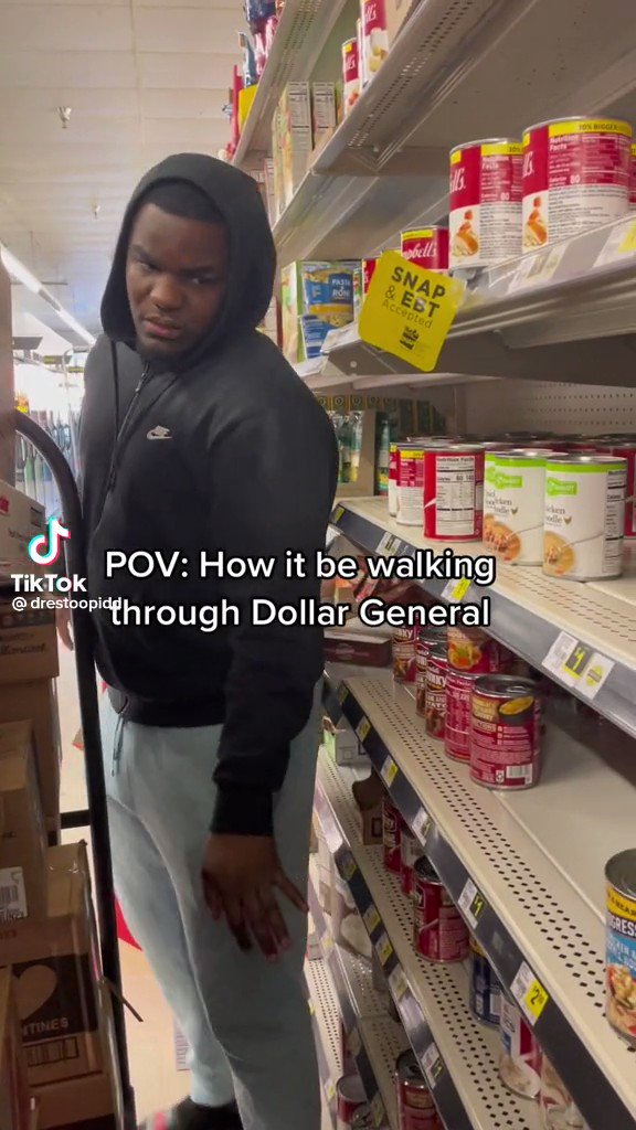 on Twitter "LIKE THIS WHY NOTHING ON THE SHELVES ITS ALL IN THE