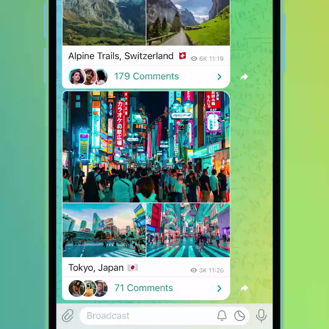 telegram-messenger-on-twitter-you-can-create-a-poll-in-your-channel