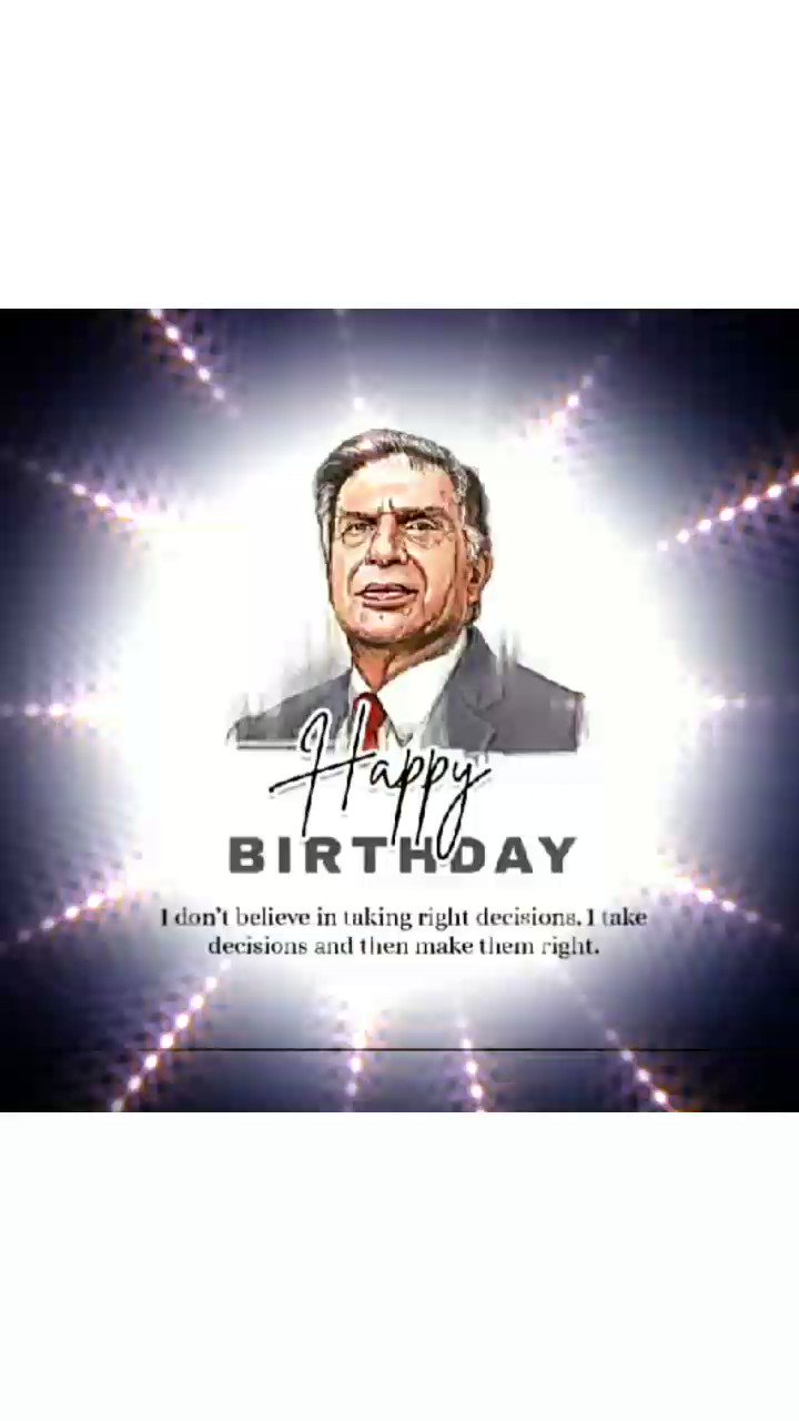  the person with golden heart 
Happy birthday Ratan Tata sir 