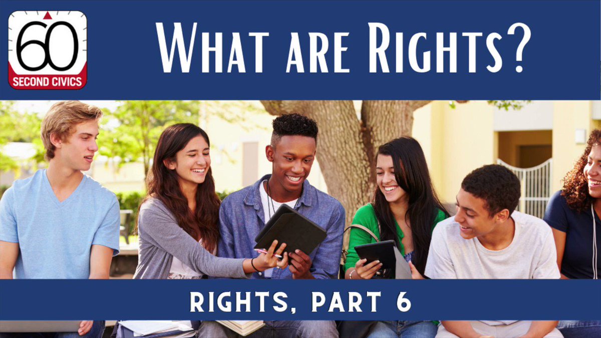 Rights may be held by individuals, classes or categories of individuals, or institutions. The emphasis on the rights of individuals is reflected in natural rights philosophy, exemplified in the Declaration of Independence. Listen for more!

#sschat #rights https://t.co/lkaOp89SZZ