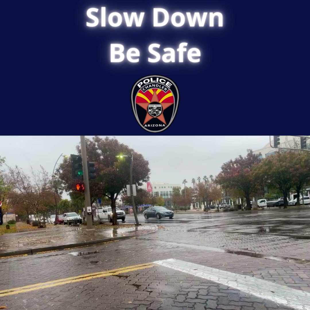 Chandler Police on Twitter "This is a reminder to slow down when