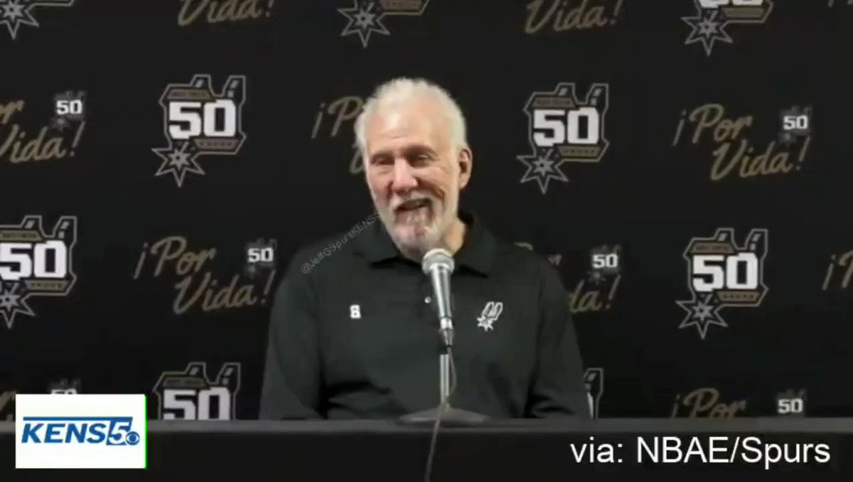 RT @LukaUpdates: Greg Popovich is determined that Spurs will hold Luka under 50 points on Saturday! https://t.co/ddR0Q0yhIw
