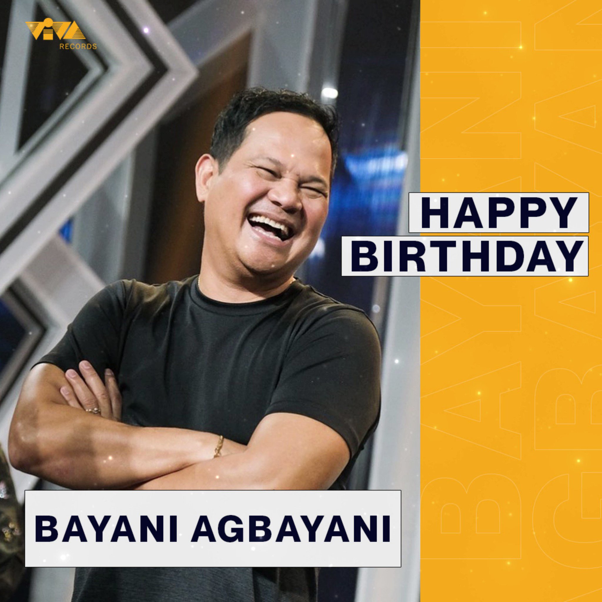 Happy Birthday Bayani Agbayani, from your Viva Records Family! 