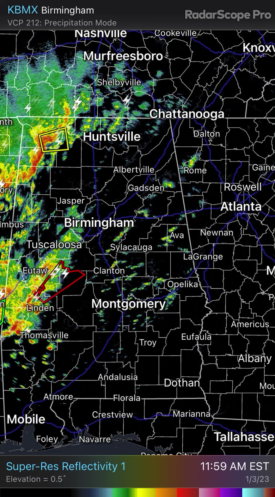 NWS Atlanta on Twitter "1230 PM Radar Update Strong to severe