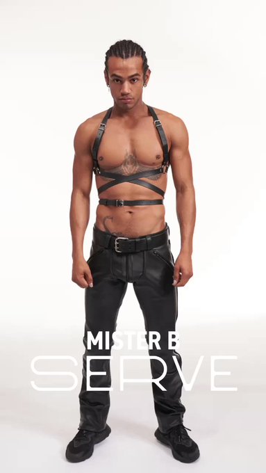 Serving face, serving body, serving looks. ? 

Mister B SERVE Leather Harnesses are fashionable, versatile
