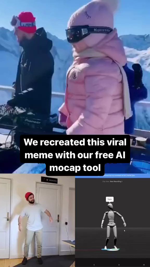 Giving memes a whole new dimension with Rokoko Video🙊 Ready to animate your characters for free? Start with our free AI #mocap tool now: /D7cskoNf54 #madewithrokoko #aimocap #3d #animation #mocap #madewithrokoko #aimocap # Giving memes a whole new dimension with Rokoko Video🙊 Ready to animate your characters for free? Start with our free AI #mocap tool now: /D7cskoNf54 #madewithrokoko #aimocap #3d #animation #mocap #madewithrokoko #aimocap #