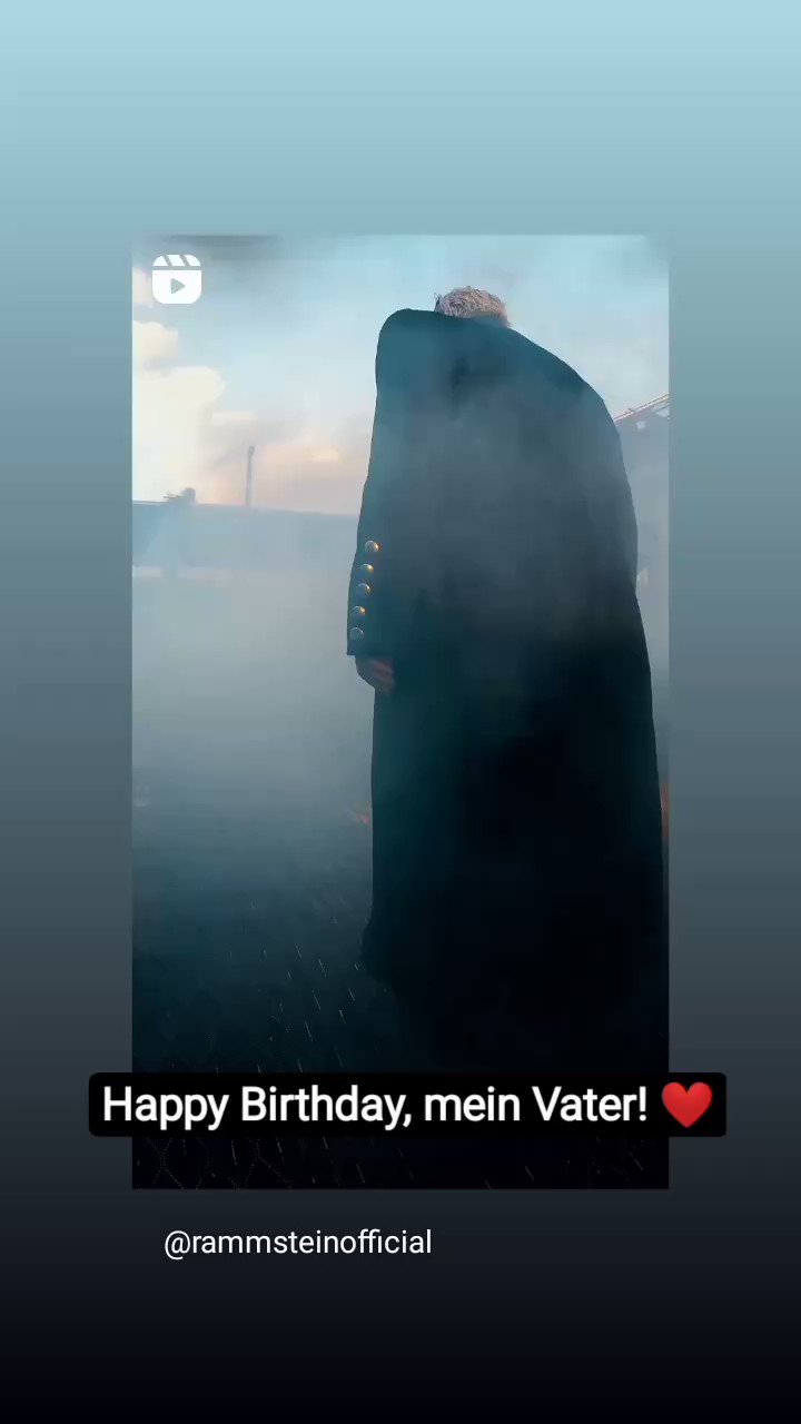 Happy birthday, my father Till Lindemann!  