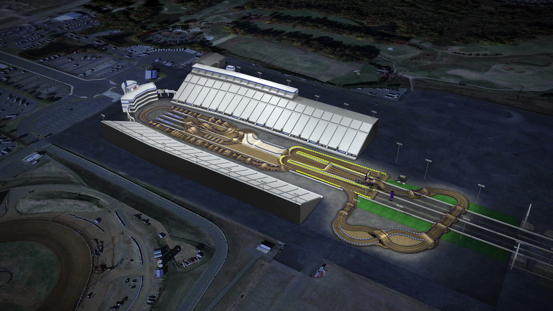 SuperMotocross on Twitter "Check out the Track Map for the inaugural