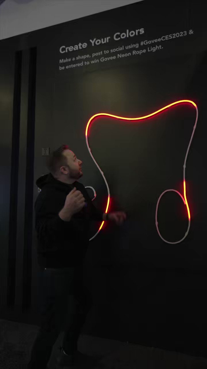 GOVEE on X: #Giveaway - Not here at CES to win a Neon Rope Light